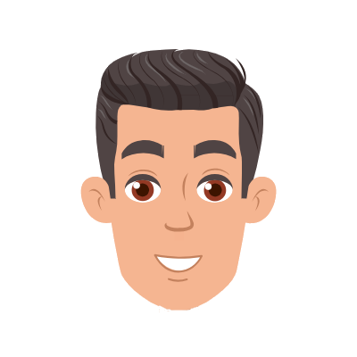 Max Avatar - Mid-40s friendly cartoon business owner